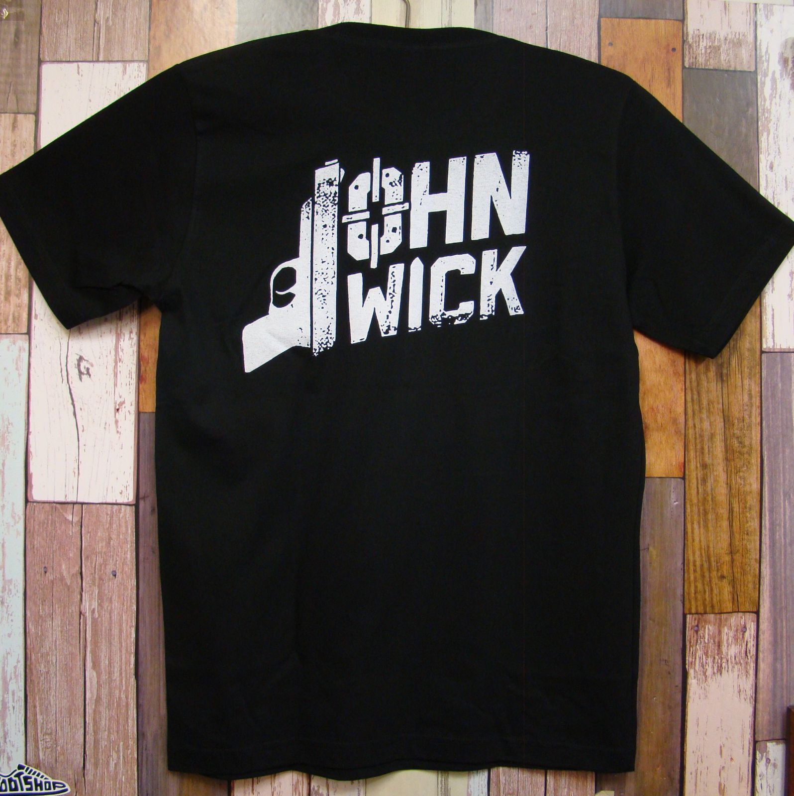 黒☆新品ジョン・ウィック【John Wick】銃☆プリントＴシャツ☆KRAFT