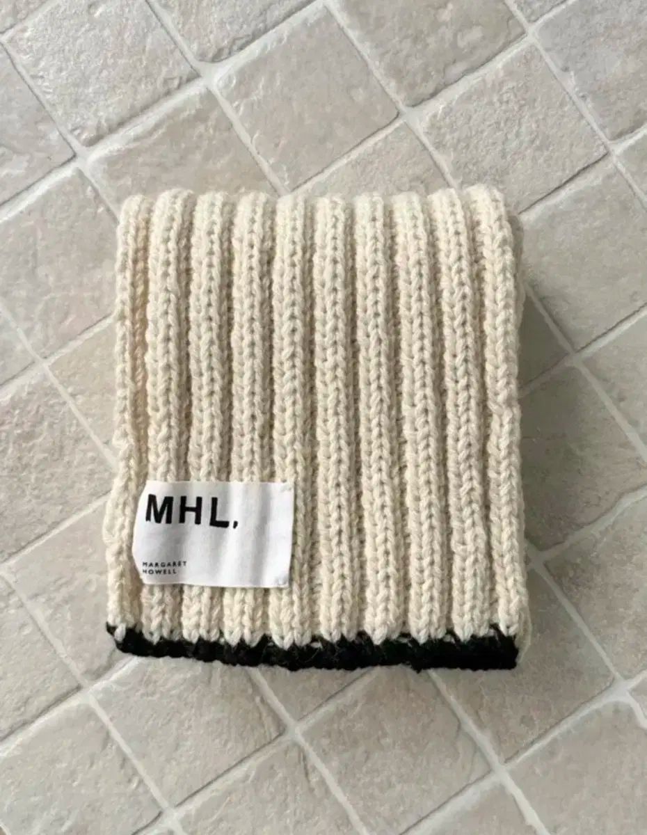 マーガレットハウエル MHL マフラー アイボリー クリーム