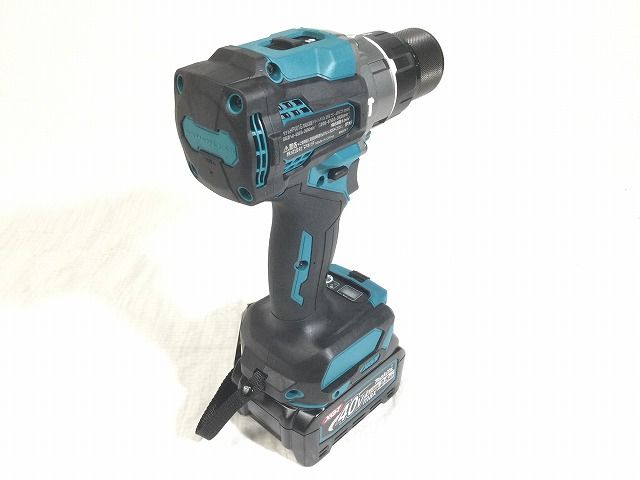 ☆未使用品☆ makita マキタ 40Vmax 充電式 震動 ドライバドリル HP001GRDX 青/ブルー バッテリー2個(2.5Ah) 充電器+ケース 96923