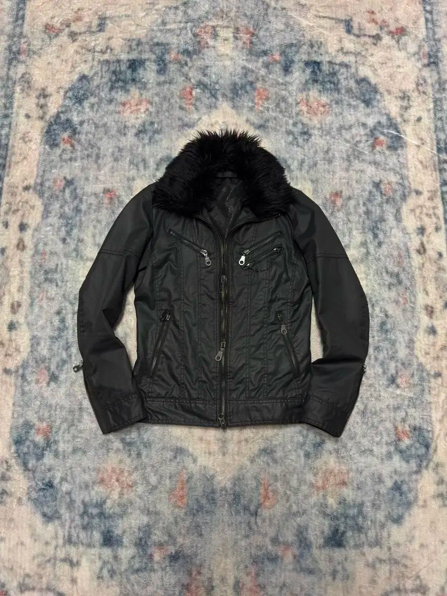 00s fuga japanese label fur N3-B jacket Fuga 00s archive fur rider