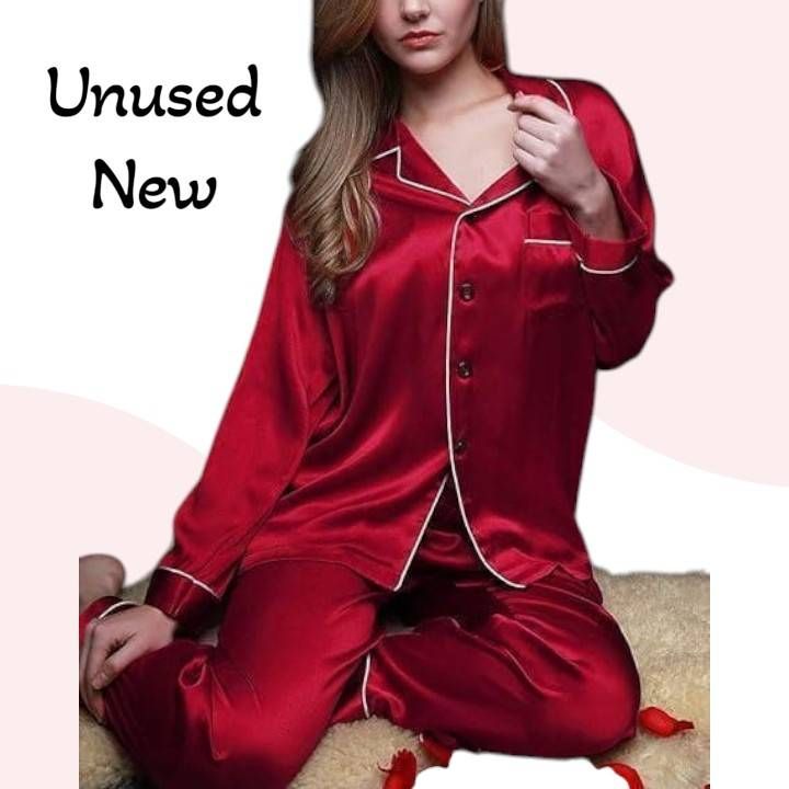 ♥ YUMEKAIRO シルク パジャマ 上下セット L 絹 サテン 長袖 長ズボン 吸湿保温 ルームウェア メンズ レディース