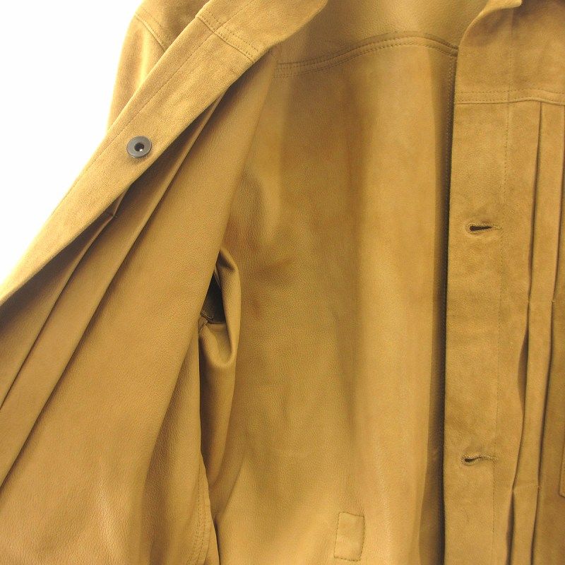 COMOLI M01-01003 シープスエードTYPE-1stレザージャケット