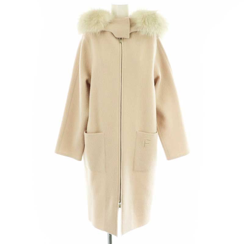 フォクシー FOXEY 43913 ニットコート アウター ロング ノー