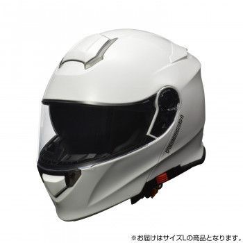 REIZEN フルフェイス インナーシールド付き モジュラーヘルメット Lサイズ 59-60cm未満 ホワイト