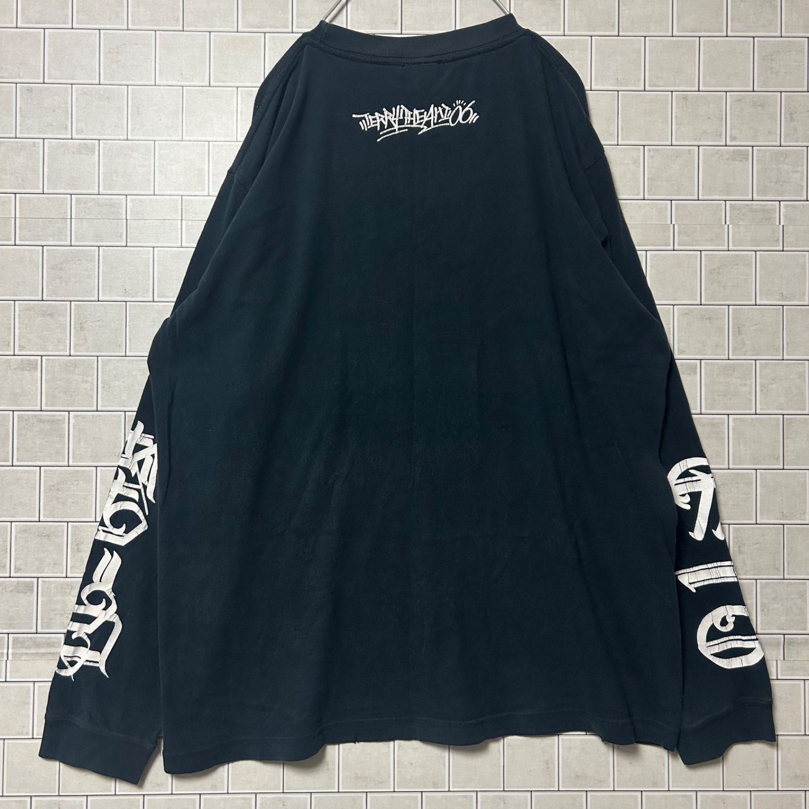 優里 Tシャツ アメコミ Mサイズ ウラニワ 裏庭 Tシャツ 420RECORDZ TERRY THE AKI-06 ロンT 長袖