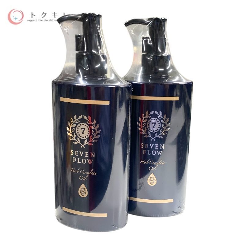 トクキレ セブンフロー ハーブサーキュレイトオイル 290ml×2個セット マッサージオイル