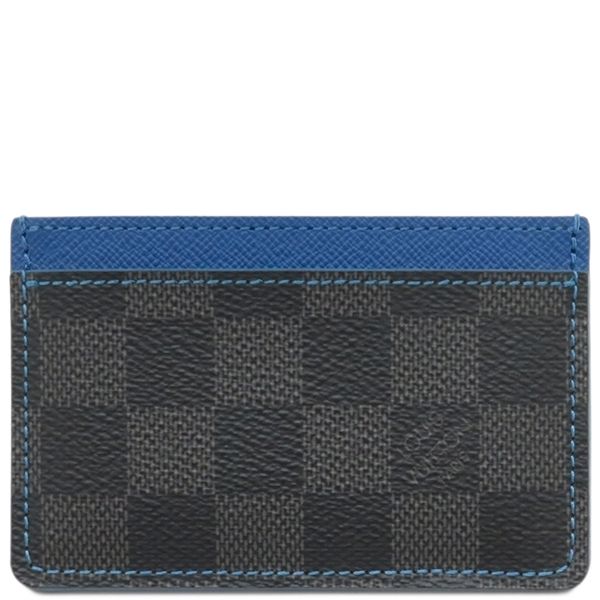 ルイヴィトン LOUIS VUITTON カードケース ポルトカルト サーンプル ダミエグラフィットキャンバス ダミエグラフィット 黒 青 カード入れ N64029 CA4138