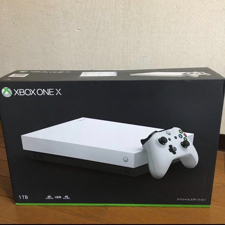 Xbox One X ホワイト スペシャル エディション (FMP-00063)(未使用品