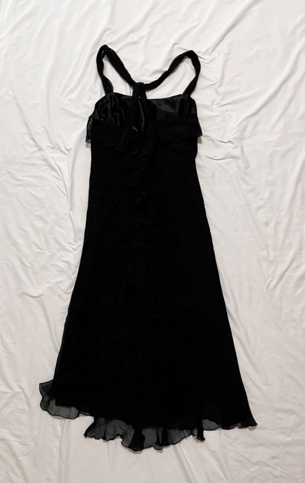 シャネル シルク カメリア 花 ワンピース ドレス 03C 黒 38 【公式通販】