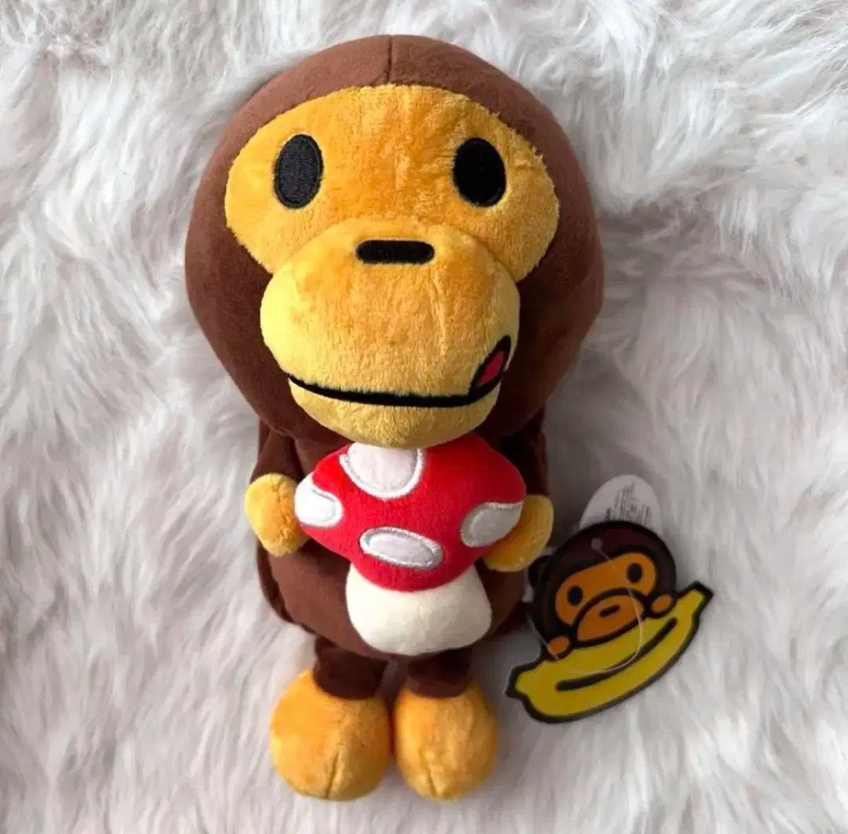 A BATHING APE アベイシングエイプ ベビー マイロ モバイルバッグ ショルダーバッグ バッグ マッシュルーム きのこ