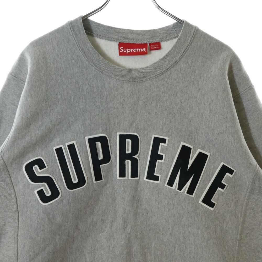 Supreme スプリット アーチロゴ クルーネック スウェット トレーナー　M SUPREME (シュプリーム) 15AW Arc Logo Crewneck Sweat