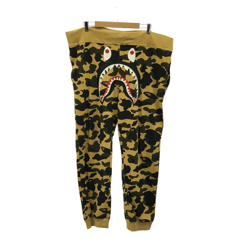 A BATHING APE カモフラスウェットパンツ サイズXL 001PTI301014M アベイシングエイプ 19