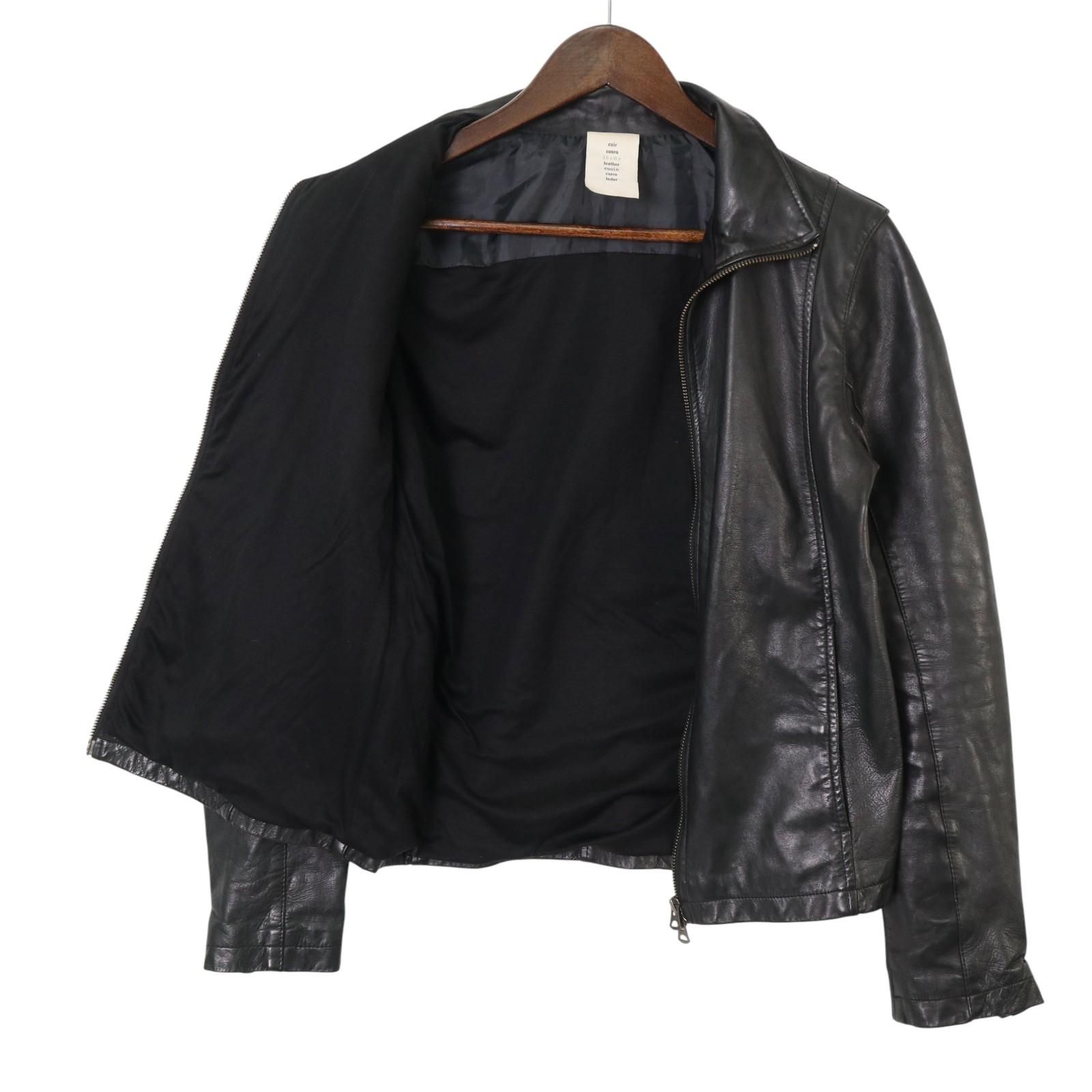 shama/シャマ nano universe別注 ホースレザー シングルライダースジャケット 【RM1151-008】232 shama/シャマ nano universe別注 ホースレザー シングルライダース