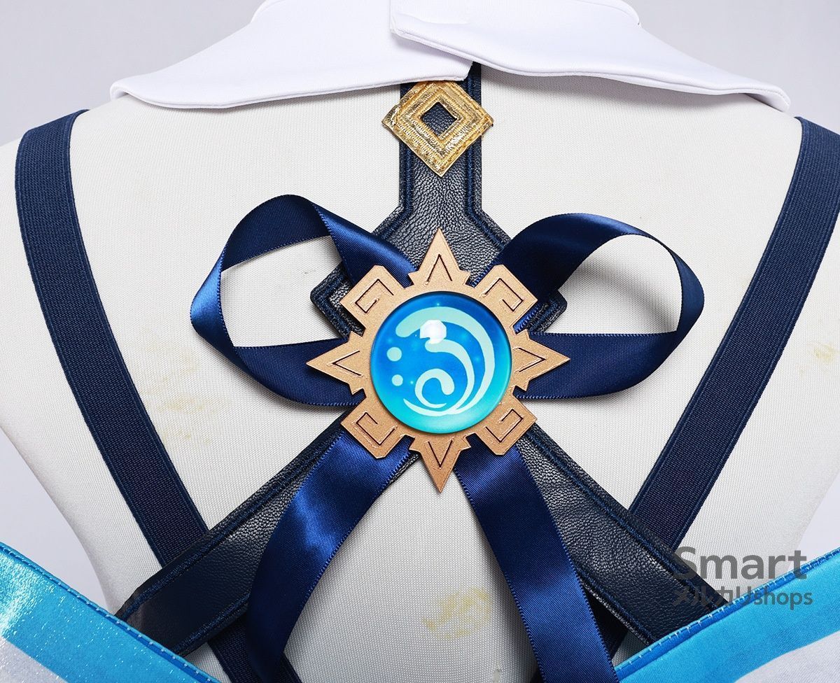 コスプレ 衣装 原神 マラニー <!-利用不可文字-!><!-利用不可文字-!><!-利用不可文字-!>逐浪客風 フルセット レディース ゲーム アニメ 仮装 M250912-7