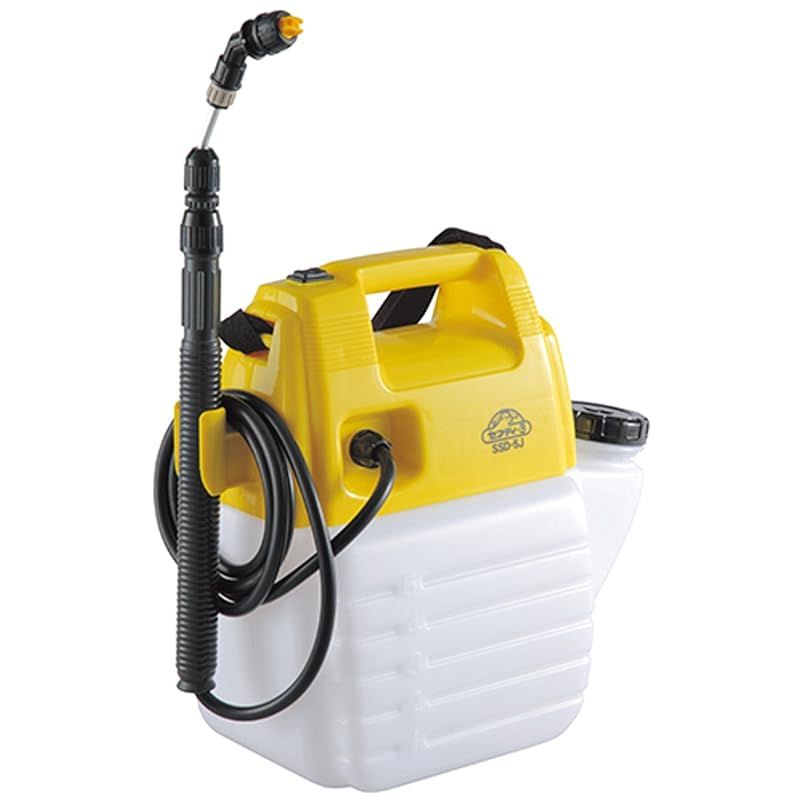 セフティー3 Safety-3 電池式噴霧器 5L 除草剤ノズル付 ホース1.7m ノズル40 90cm 1頭口 SSD-5J 0