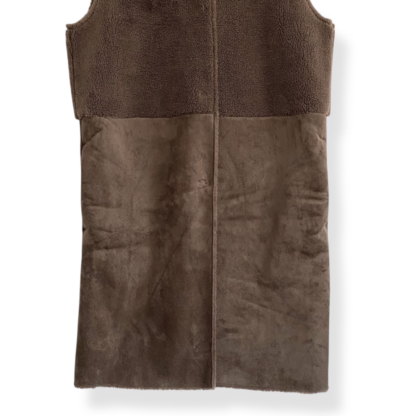 relume JOURNAL STANDARD レリューム ダークブラウン ボアジレ ベスト