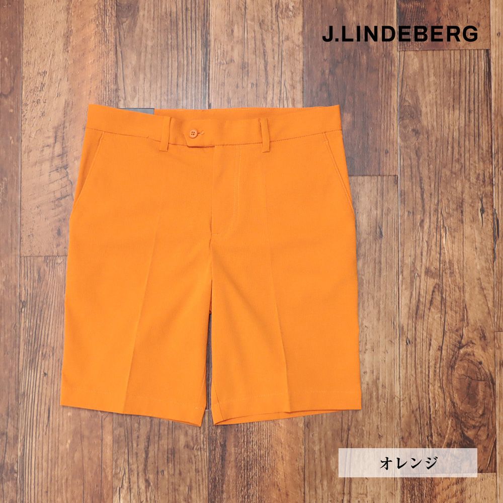 春夏|J.LINDEBERG|31インチ|ハーフパンツ 071-78543 ストレッチ スリムフィット スポーティ メンズ 紳士 ジェイリンドバーグ |オレンジ|ki191|
