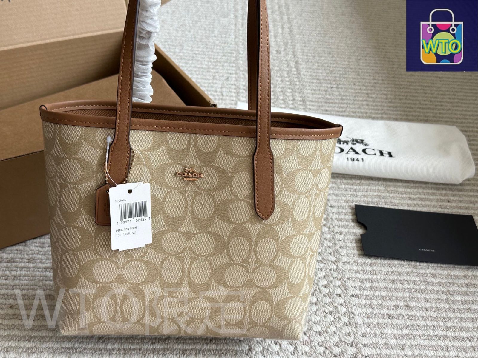 Riiicha shop 即購入ok!様 今日特価】Coach コーチ ショッピングバッグ 高級感が強い