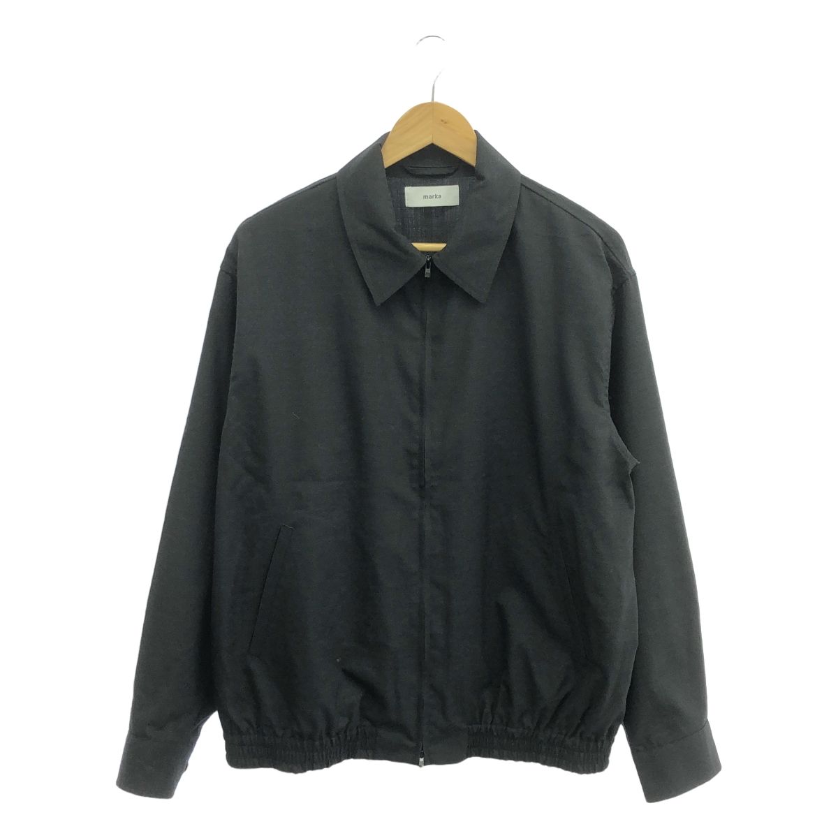 marka | マーカ | 2025SS | 2|72 WASHER WOOL TROPICAL SPORTS JACKET | ウールトロピカル ワッシャースポーツジャケット | 2 | CHAMBRAY BLACK | メンズ