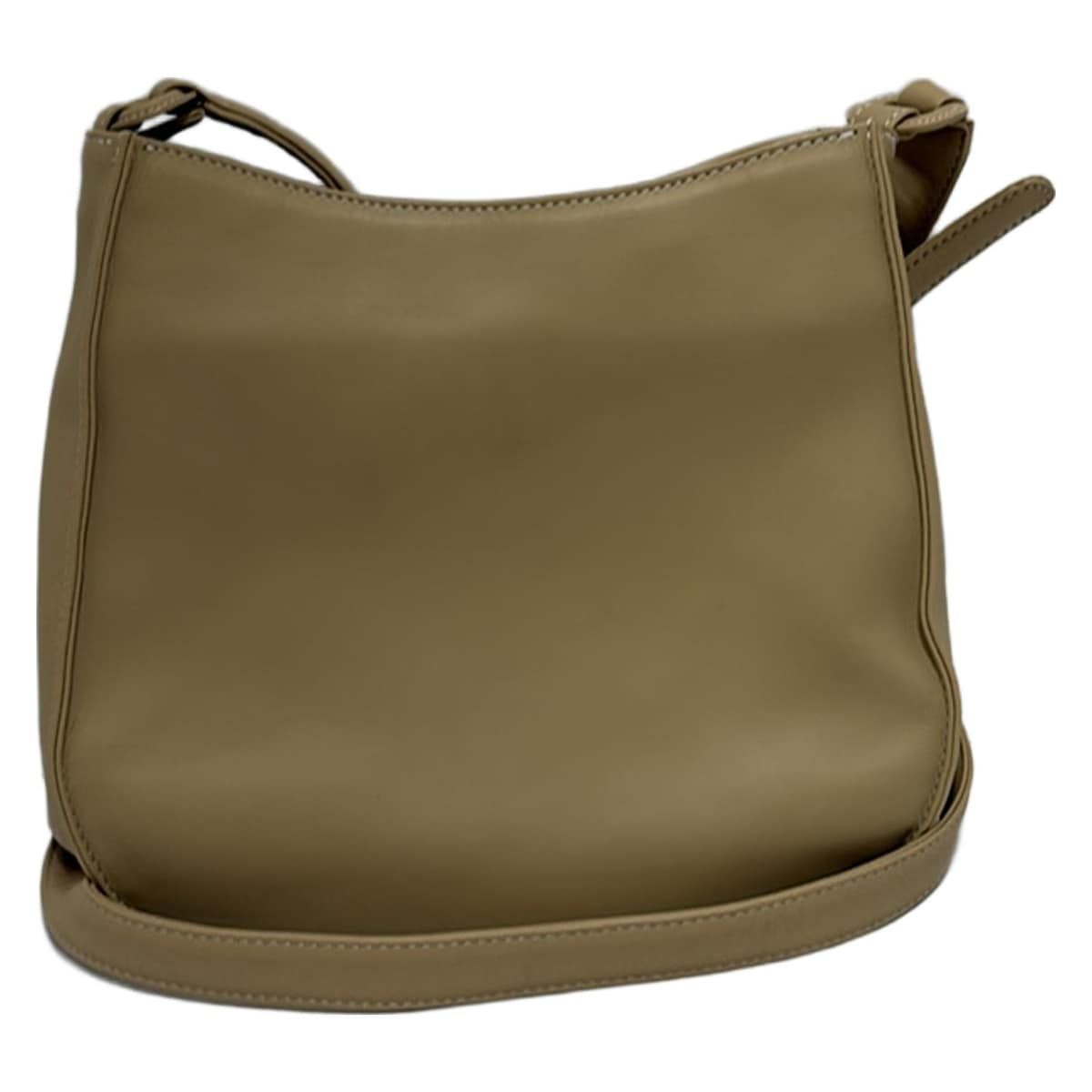 美品Kitamura（キタムラ）バケツ型ショルダーバッグ グレージュ　本革 楽天市場】【SALE／10%OFF】ショルダーバッグ Y-1321 Kitamura