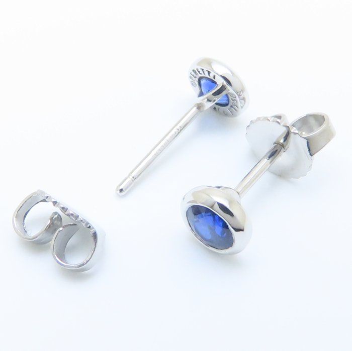 TIFFANY&Co. ティファニー カラーバイザヤード ピアス サファイヤ  