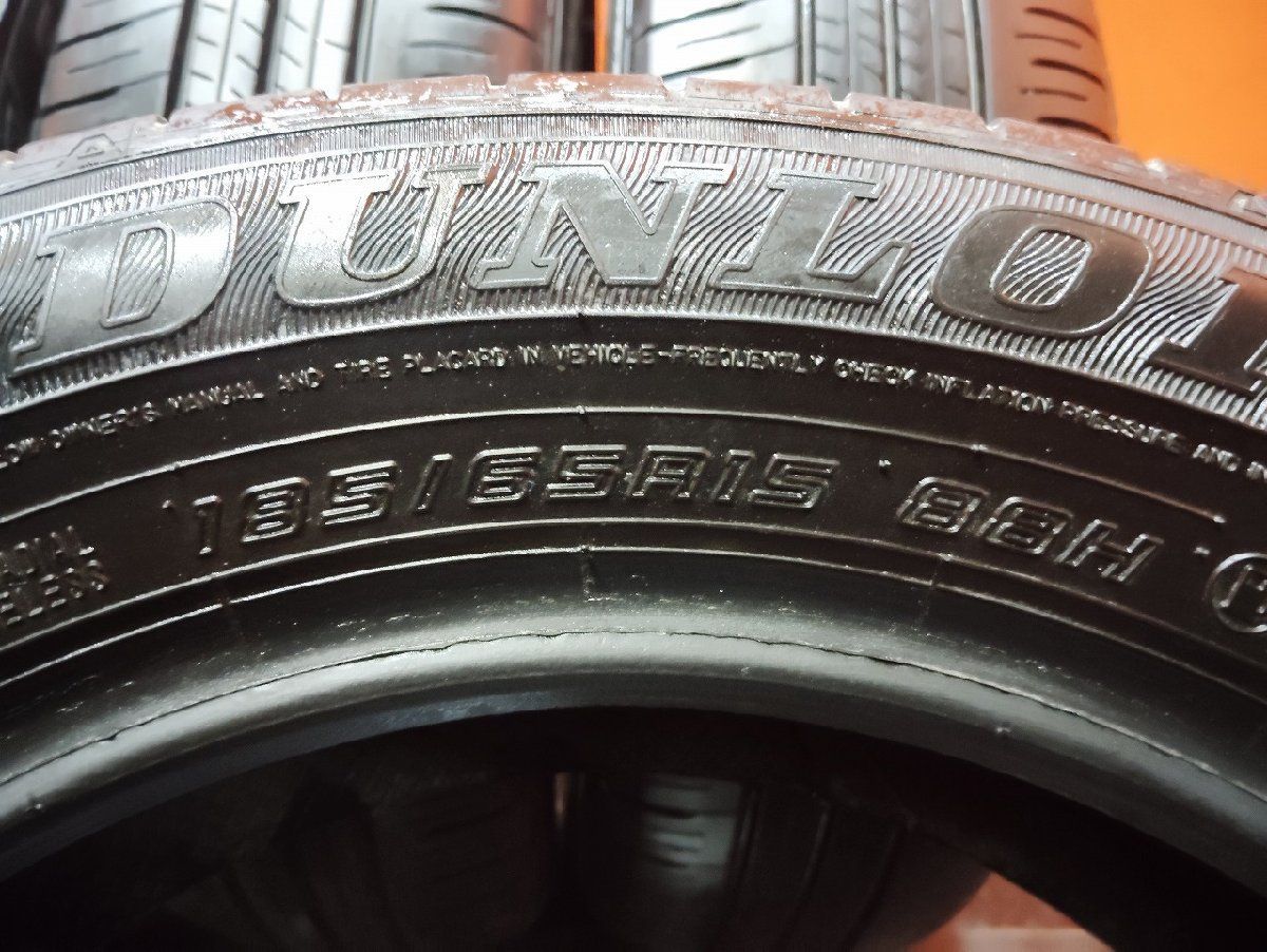 DUNLOP ENASAVE EC300+ 185/65R15 15インチ 夏タイヤ 4本 22年製 バリ