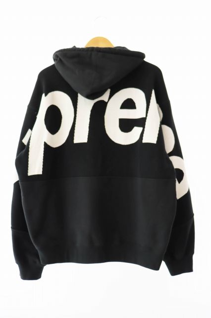 23AW◆M-L◆確保済 関税無 国内発◆Supreme Big Logo Sweatshirt Supreme Big Logo Zip Up Hooded Sweatshirt (SS25) - $168