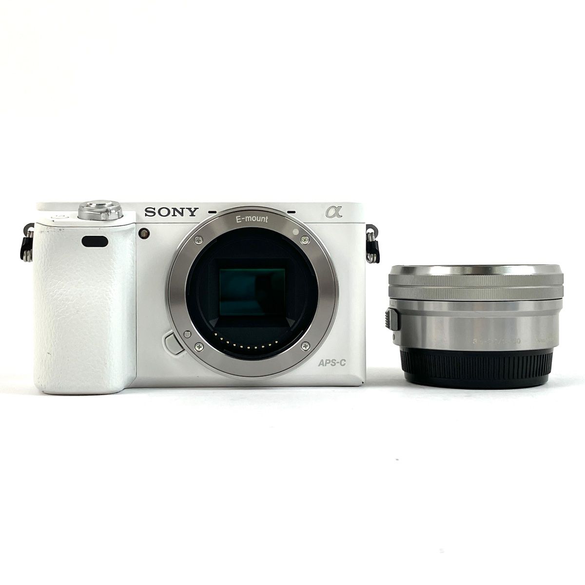 ソニー SONY α6000 パワーズームレンズキット ILCE-6000L W ホワイト デジタル ミラーレス 一眼カメラ