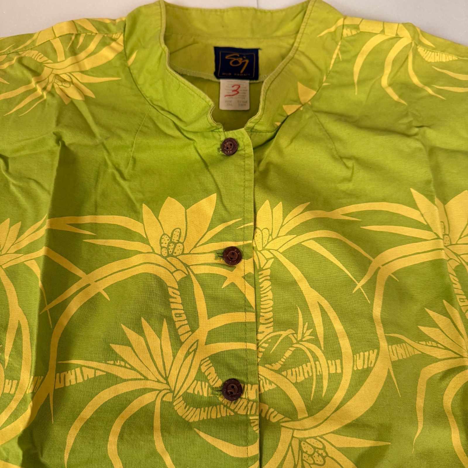 ハワイ レディース アロハシャツ シグゼーン Sig zane ハワイ製 3XL 