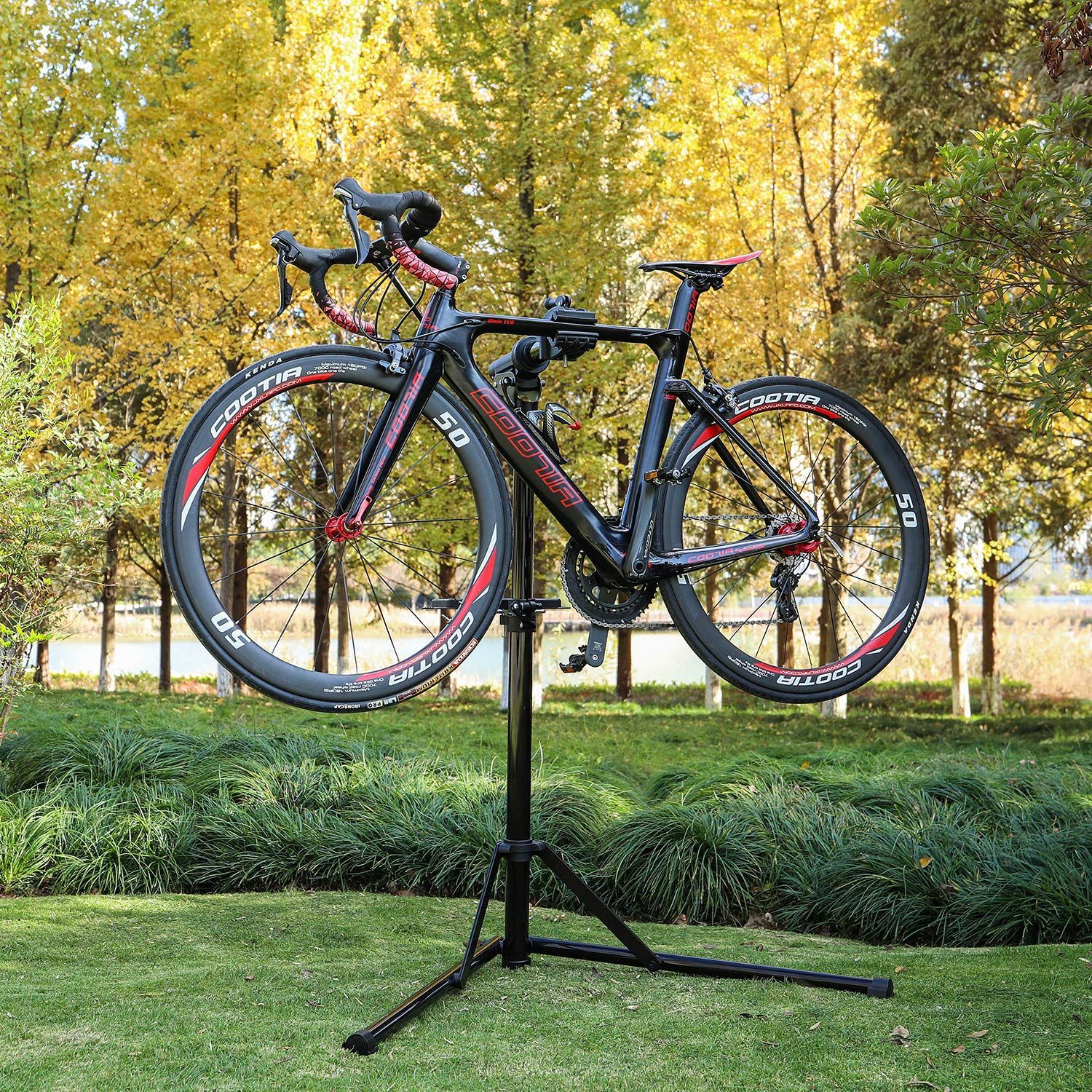 CXWXC 自転車 メンテナンススタンド 安定感高さ調節角度調節ワークスタンド