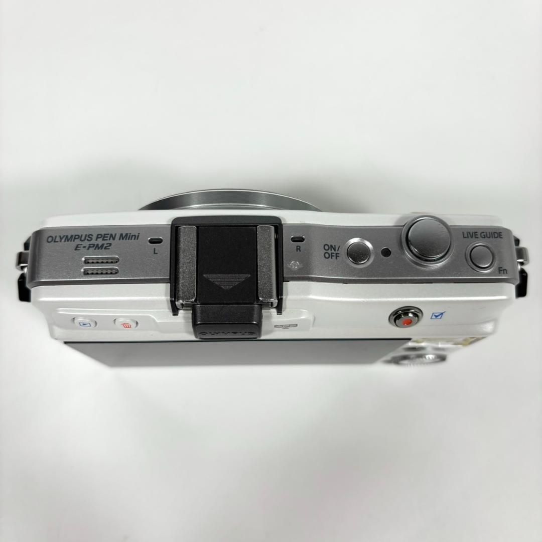 OLYMPUS E-PM2 カメラ ボディ ホワイト オリンパス - メルカリ