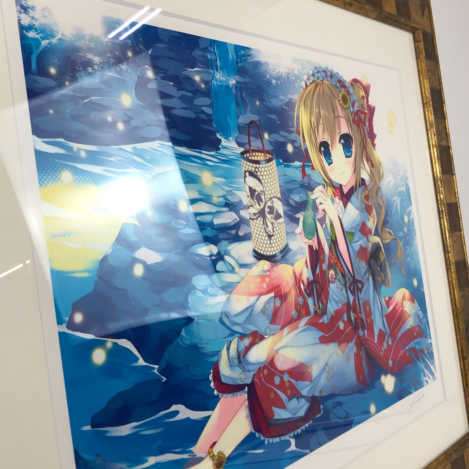 月夜の誘い 藤真拓哉 版画 アールビバン ミックスドメディア