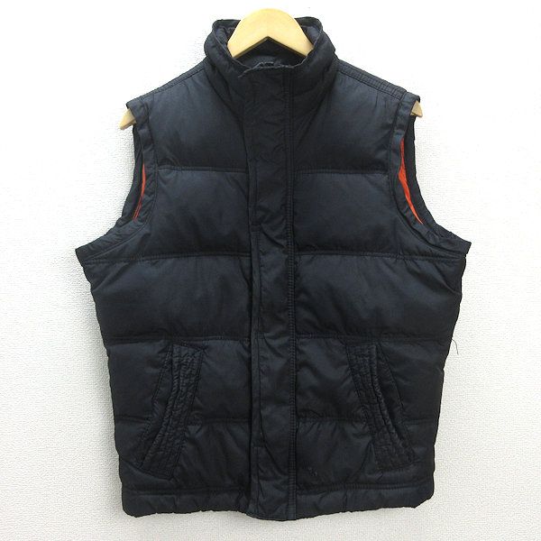 G□アバクロンビー&フィッチ/Abercrombie&Fitch ダウンベスト【S】黒 