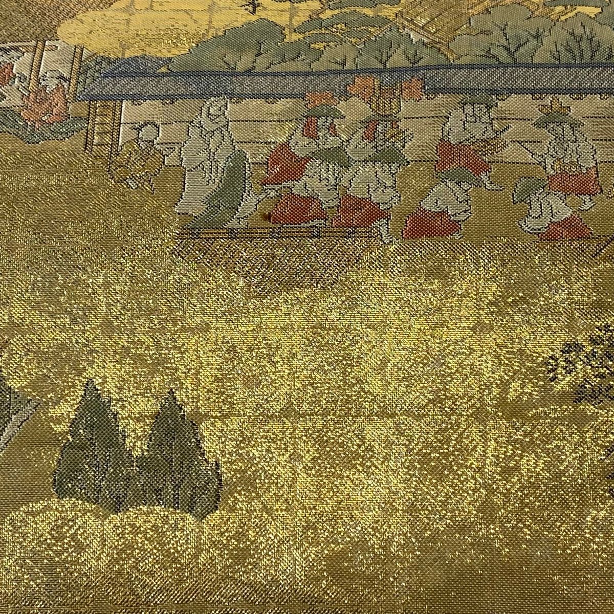 4477☆送料込み❣️丸帯 4枚 まとめ売り❣️ 徳川美術館秘蔵 紫式部源氏