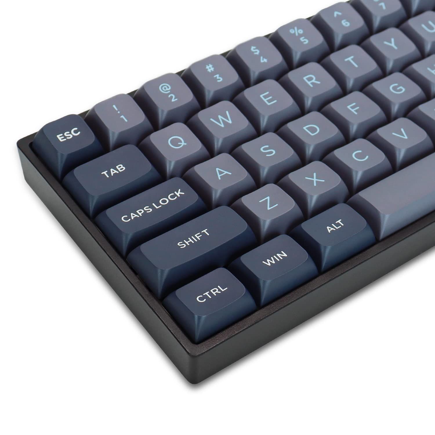 【クーポン有】60%65％70％100％メカニカルキーボード用 XVXプロフィールキーキャップ Gateronスイッチ MX Cherry キーキャップ キーキャップ (グレー/ブルー) PBT ダブルショット 189キー XVX