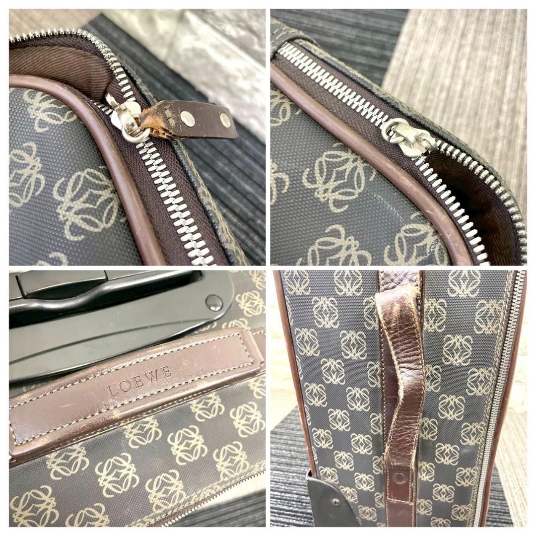 LOEWE　ロエベ　リピート　アナグラム　キャリーケース　総柄　２輪 LOEWE ロエベ リピート アナグラム キャリーケース 総柄 2輪