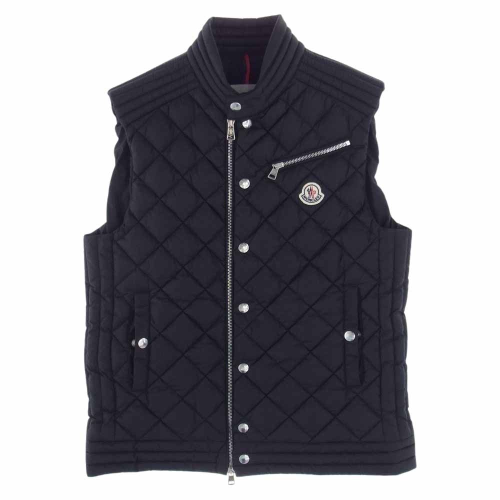 MONCLER モンクレール ベスト H20911A00159 68352 BROME Gilet キルティング ダウン ベスト ブラック系  １【中古】 - メルカリ