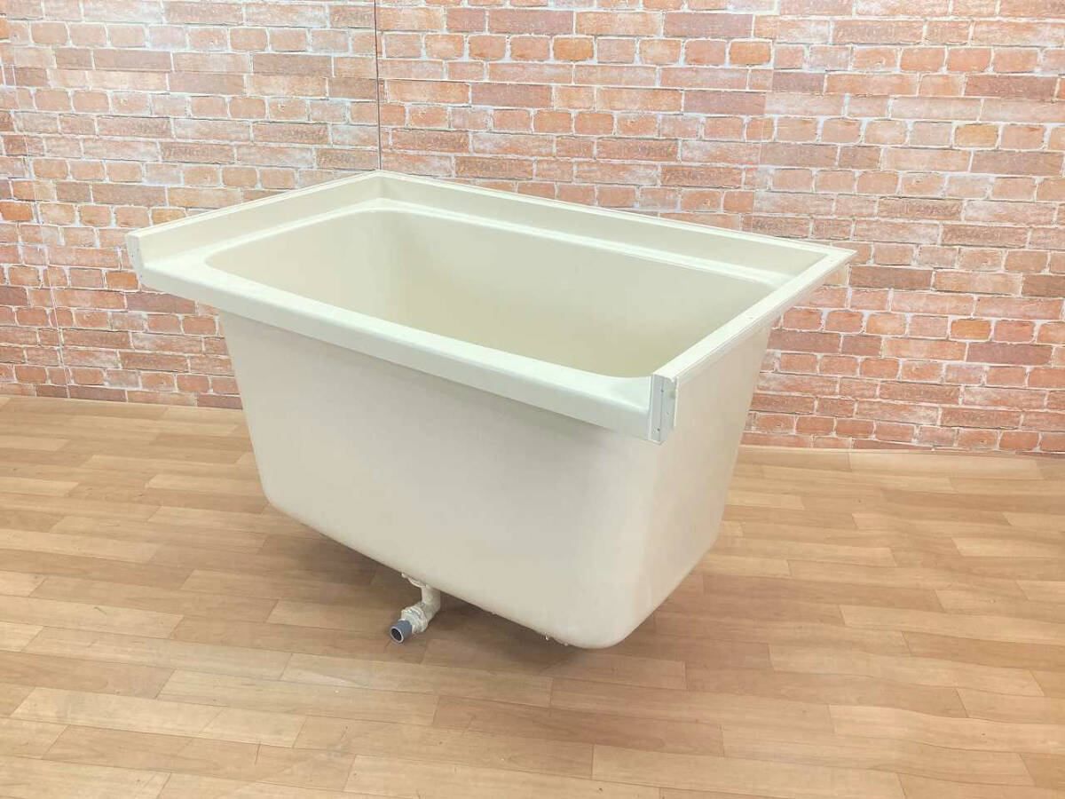 中古品】 軽量 材質FRP浴槽 お風呂 バスタブ ポリ浴槽 (幅107cm