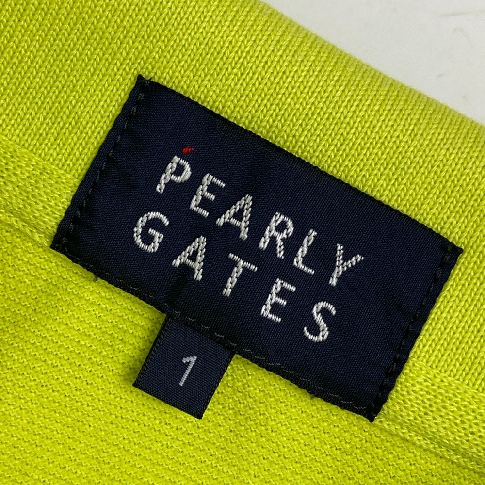 サイズ：1 PEARLY GATES パーリーゲイツ ノースリーブポロシャツ