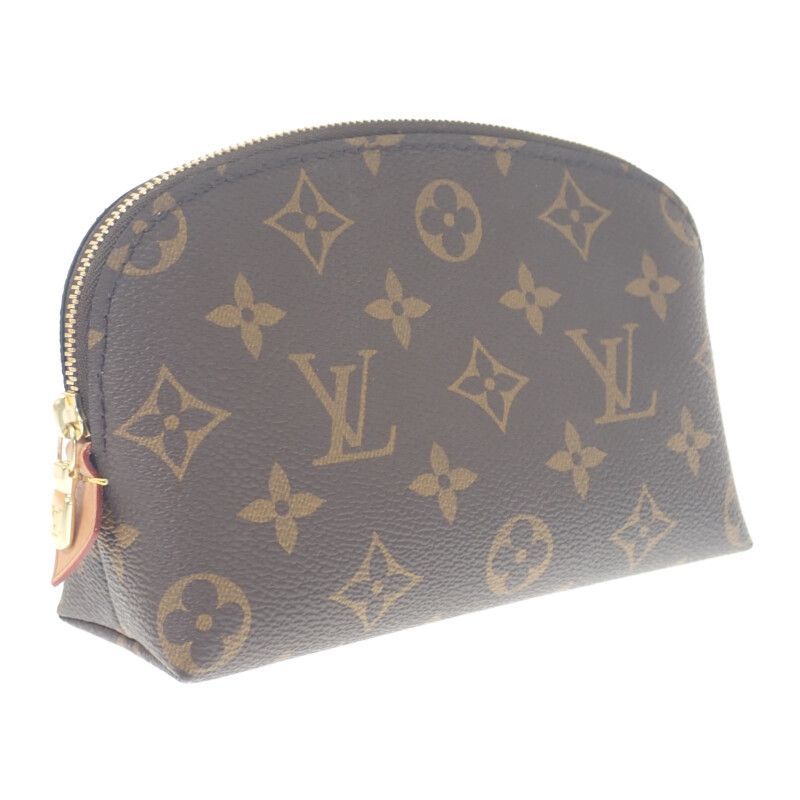ルイヴィトン LOUIS VUITTON ポシェットコスメティックPM M47515 モノグラム ポーチ モノグラムキャンバス ブラウン ゴールド金具 レディース 上品 ギフト ABランク