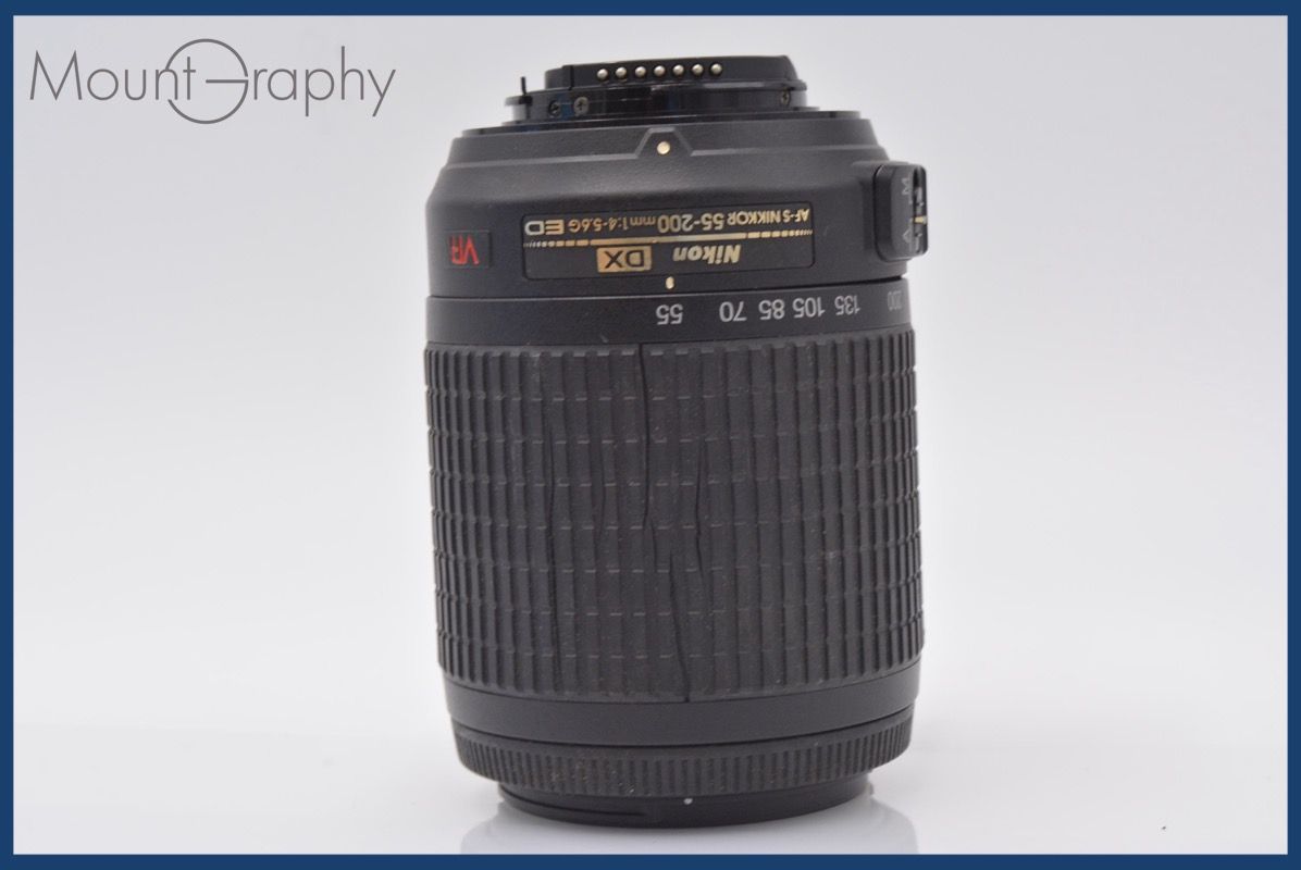  実用 ニコン Nikon AF S NIKKOR 55 200 mm F 4 5 6 G DX ED VR 前後キャップ レンズフィルター付 同梱可 am 262 その他 カメラ
