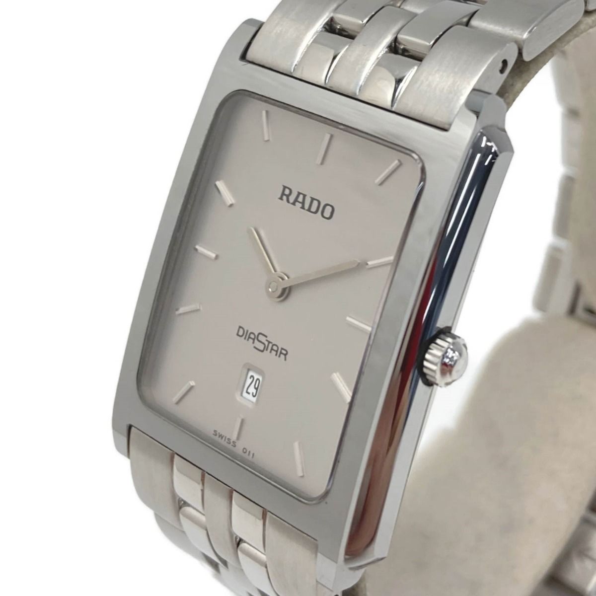 RADO ラドー ダイヤスター デイト 160.0442.3 シルバー クォーツ 