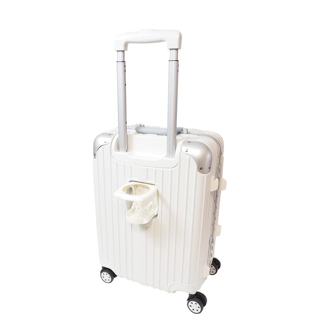 アルミ キャリーケース スーツケース Sサイズ 10点 2泊3日用 シルバー
