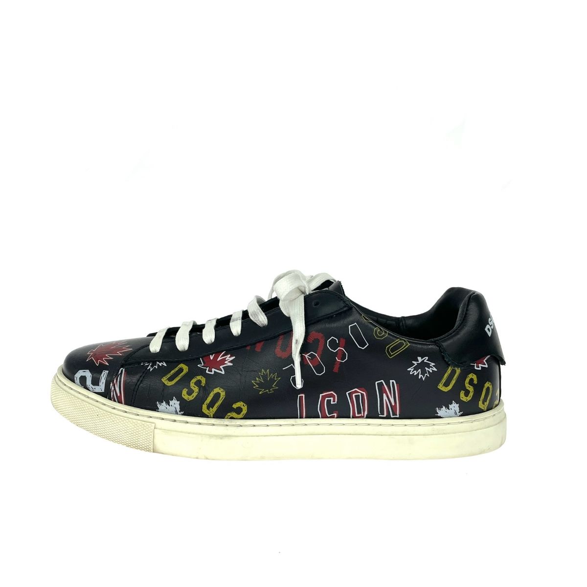 Dsquared2 ディースクエアード スニーカー 表記サイズ:40 レザー/総柄 