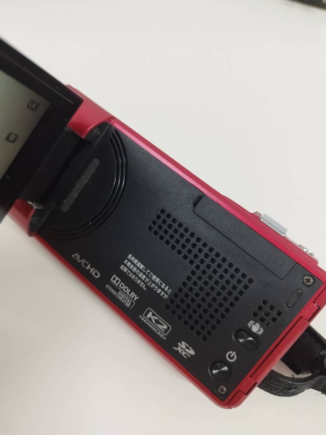 JVC ケンウッド F1.2 GZ-V675-R ビデオカメラ - メルカリ