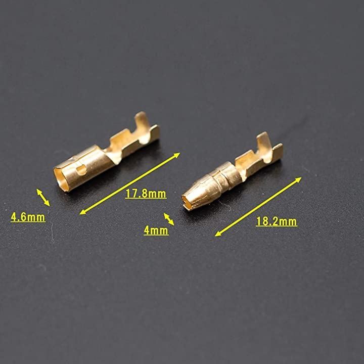 J-base ギボシ 端子 スリーブ 付 各100個 セット thumbnail 3