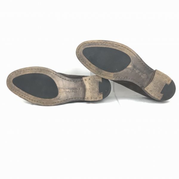 ZARA/ザラ☆スエード本革/ウイングチップ【25.5/茶系】ドレス