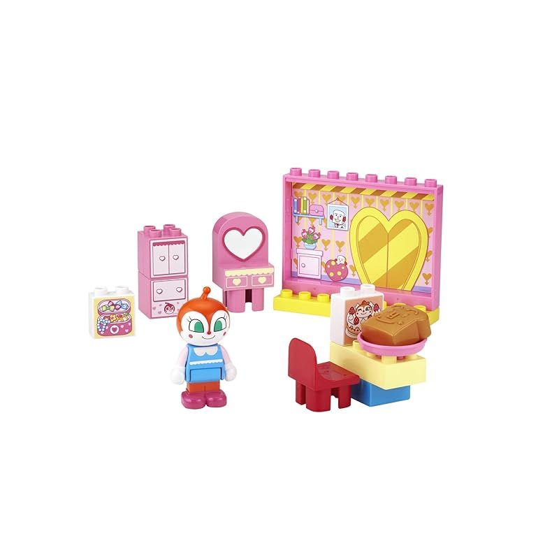 ブロックラボ アンパンマン BlockLabo : キュートなドキン [バンダイ(BANDAI)] Blocklabo キュートな キュートなドキンちゃんのおへや ドキンちゃんとコキンちゃん♪キラキラおみせブロックバケツ キュートなドキンちゃんのおへや｜Yahoo!フリマ（旧 ドキンちゃんのおへや | 商品・サービスサイト バンダイ キュートなどきんちゃんのお部屋