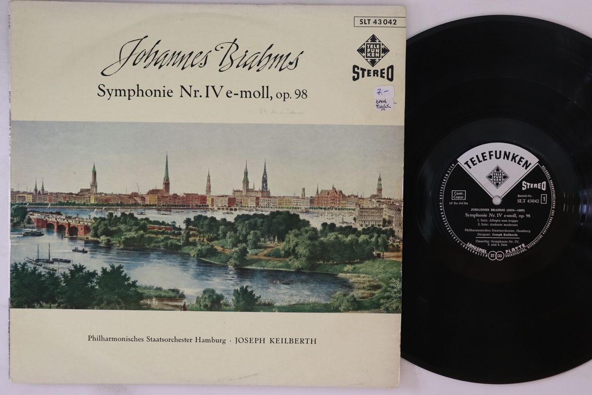 独LP ヨーゼフ・カイルベルト, ハンブ Brahms Symphonie Nr. Iv E-moll, Op. 98 SLT43042 TELEFUNKEN /00260 独LP ヨーゼフ・カイルベルト, ハンブ Brahms Symphonie Nr. Iv