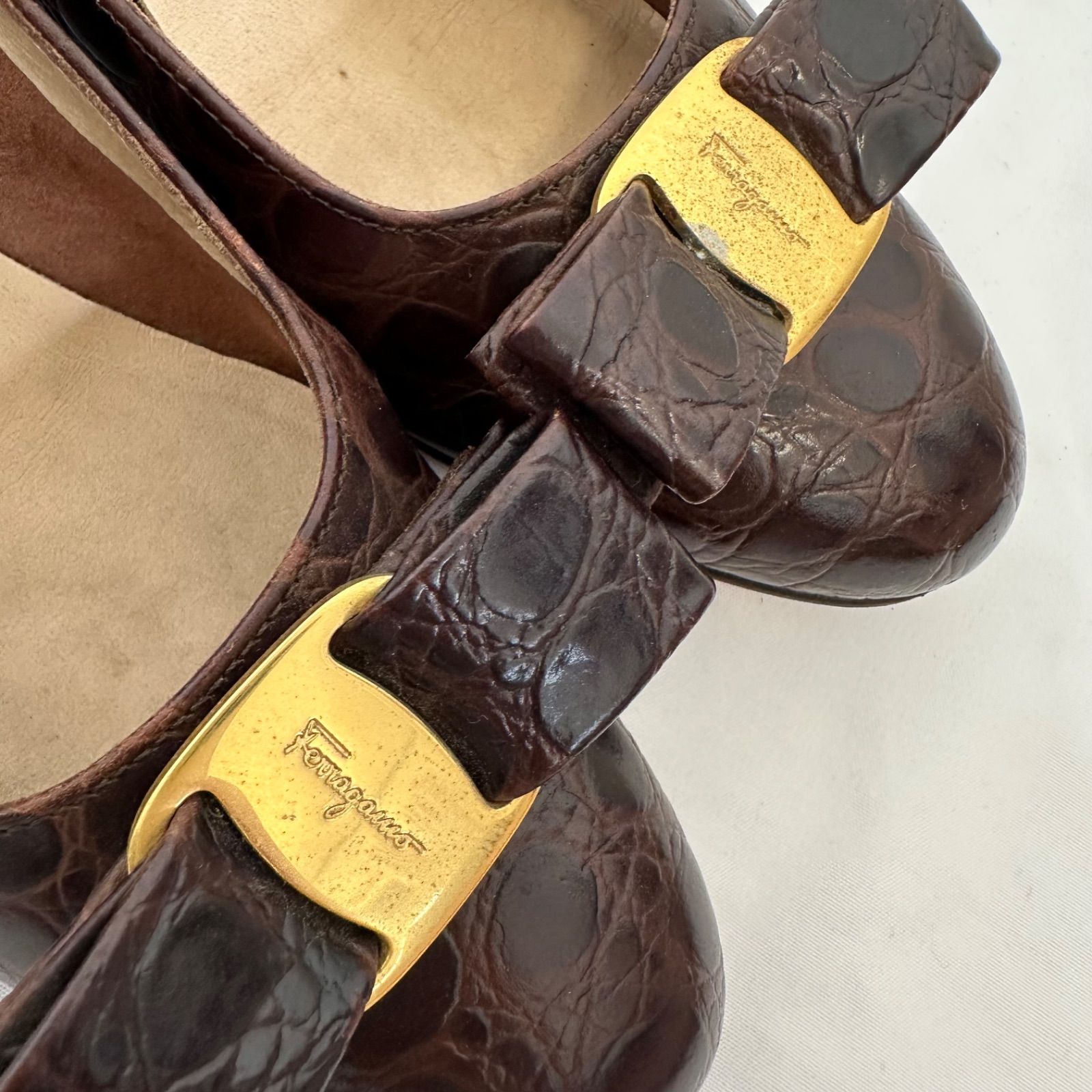 z1396 Salvatore Ferragamoサルヴァトーレフェラガモ パンプス靴